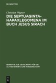 Die Septuaginta-Hapaxlegomena im Buch Jesus Sirach (eBook, PDF)