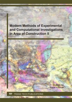 Modern Methods of Experimental and Computational Investigations in Area of Construction II (eBook, PDF)