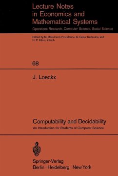 Computability and Decidability (eBook, PDF) - Loeckx, J.