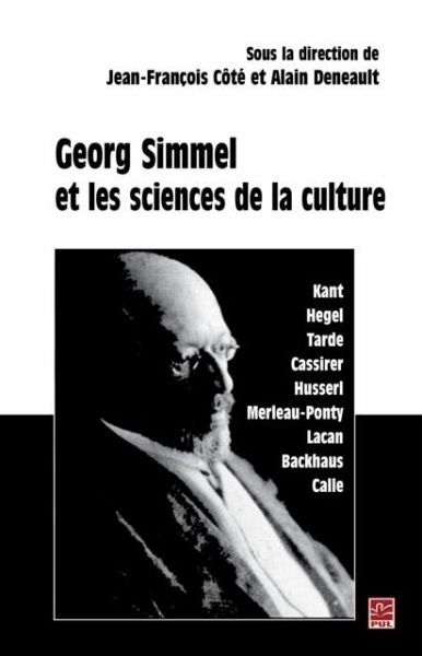 Georg Simmel et les sciences de culture (eBook, PDF)