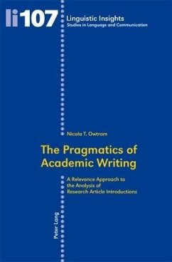 Pragmatics of Academic Writing (eBook, PDF) - Owtram, Nicola