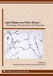 Light Metals and their Alloys I -... - Bild 1