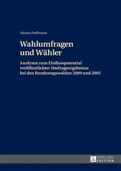 Wahlumfragen und Waehler (eBook, PDF) - Hoffmann, Hanna