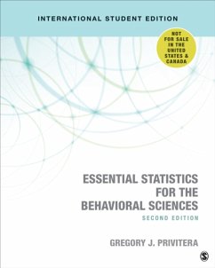 Essential Statistics for the Behavioral Sciences - International Student Edition - Privitera, Gregory J.