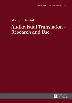 Audiovisual Translation - Research and Use (eBook, ePUB)
