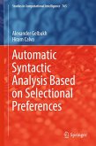 Automatic Syntactic Analysis Based on Selectional Preferences (eBook, PDF)