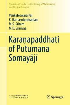 Karaṇapaddhati of Putumana Somayājī (eBook, PDF) - Pai, Venketeswara; Ramasubramanian, K.; Sriram, M.S.; Srinivas, M.D.