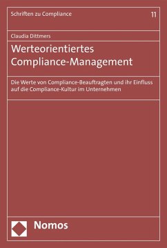 Werteorientiertes Compliance-Management (eBook, PDF) - Dittmers, Claudia