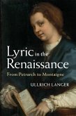 Lyric in the Renaissance (eBook, ePUB)