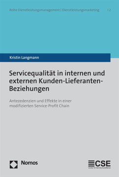 Servicequalität in internen und externen Kunden-Lieferanten-Beziehungen (eBook, PDF) - Langmann, Kristin