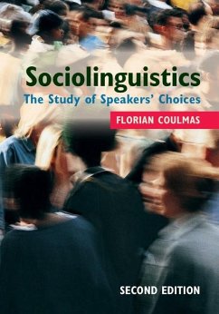 Sociolinguistics (eBook, ePUB) - Coulmas, Florian