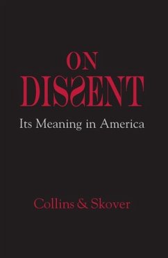 On Dissent (eBook, ePUB) - Collins, Ronald K. L.