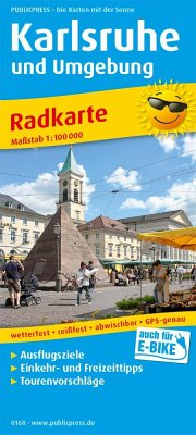 PUBLICPRESS Radkarte Karlsruhe und Umgebung