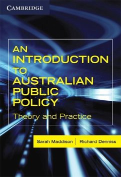 Introduction to Australian Public Policy (eBook, ePUB) - Maddison, Sarah