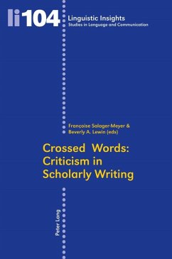 Crossed Words: Criticism in Scholarly Writing (eBook, PDF)