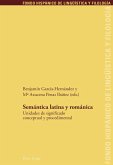 Semantica latina y romanica (eBook, ePUB)