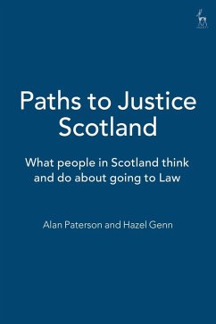 Paths to Justice Scotland (eBook, PDF) Cover Paths to Justice Scotland (eBook, PDF)