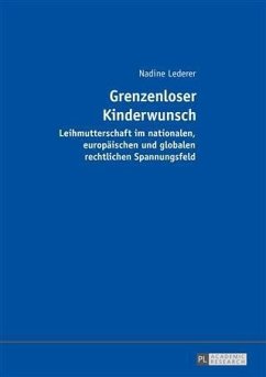 Grenzenloser Kinderwunsch (eBook, PDF) - Lederer, Nadine