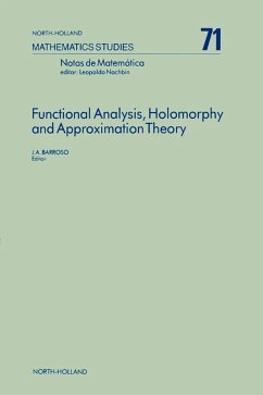Cover Functional Analysis, Holomorphy and Approximation Theory (eBook, PDF)