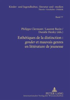 Esthetiques de la distinction : gender et mauvais genres en litterature de jeunesse (eBook, PDF)
