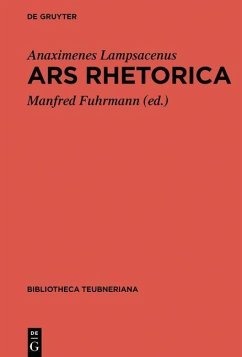 Ars Rhetorica (eBook, PDF) - Lampsacenus, Anaximenes