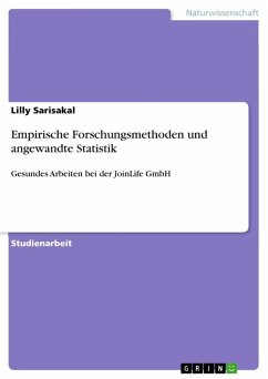 Empirische Forschungsmethoden und angewandte Statistik Empirische Forschungsmethoden und angewandte Statistik