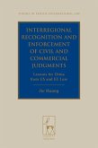 Interregional Recognition and Enforcement of Civil and Commercial Judgments (eBook, PDF)