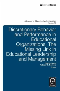 Cover Discretionary Behavior and Performance in Educational Organizations (eBook, PDF)