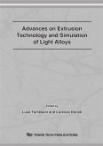 Advances on Extrusion Technology and Simulation of Light Alloys (eBook, PDF)