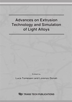 Advances on Extrusion Technology and Simulation of Light Alloys (eBook, PDF)