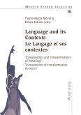 Language and its Contexts-- Le Langage et ses contextes (eBook, PDF)