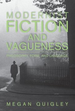 Cover Modernist Fiction and Vagueness (eBook, PDF)