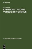 Kritische Theorie versus Kritizismus (eBook, PDF)