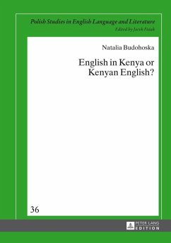 English in Kenya or Kenyan English? (eBook, ePUB) - Natalia Budohoska, Budohoska