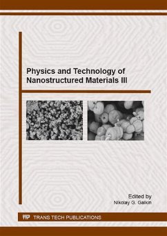 Physics and Technology of Nanostructured Materials III (eBook, PDF)