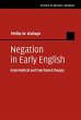 Negation in Early English (eBook, ePUB) - Bild 1