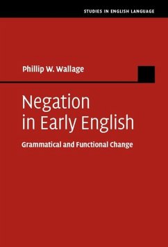 Cover Negation in Early English (eBook, ePUB)