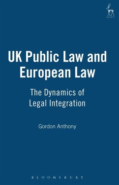 UK Public Law and European Law (eBook, PDF) - Anthony, Gordon