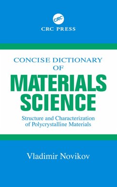 Concise Dictionary of Materials Science (eBook, PDF) - Novikov, Vladimir
