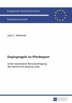 Dopingregeln im Pferdesport (eBook, PDF) - Dallmeier, Julia