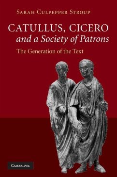 Cover Catullus, Cicero, and a Society of Patrons (eBook, ePUB)