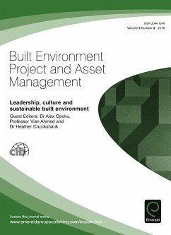 Leadership, Culture and Sustainable Built Environment (eBook, PDF)