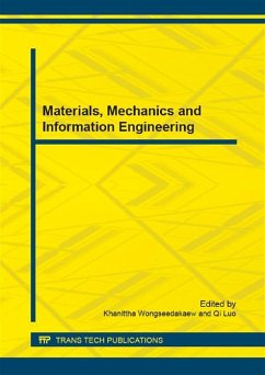 Materials, Mechanics and Information Engineering (eBook, PDF)