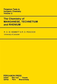 Cover The Chemistry of Manganese, Technetium and Rhenium (eBook, PDF)