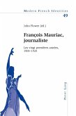 Francois Mauriac, journaliste (eBook, PDF)