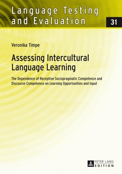 Assessing Intercultural Language Learning (eBook, PDF) - Timpe, Veronika