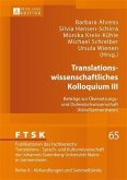 Translationswissenschaftliches Kolloquium III (eBook, PDF)