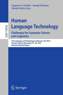 Human Language Technology. Challenges for Computer Science and Linguistics (eBook, PDF)