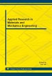 Applied Research in Materials and... - Bild 1