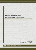 Metallic Materials and Manufacturing Technology (eBook, PDF)